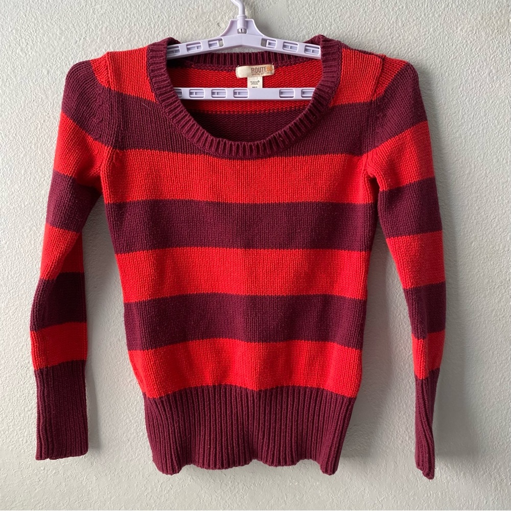 Route 66 | Women’s Long Sleeve Plaid knitted Sweater Size S